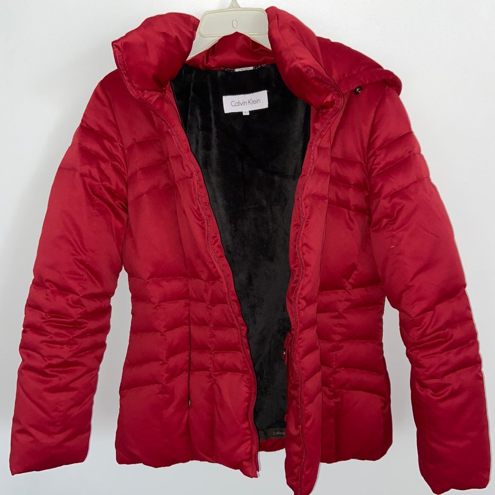 Calvin Klein Red Winter Coat